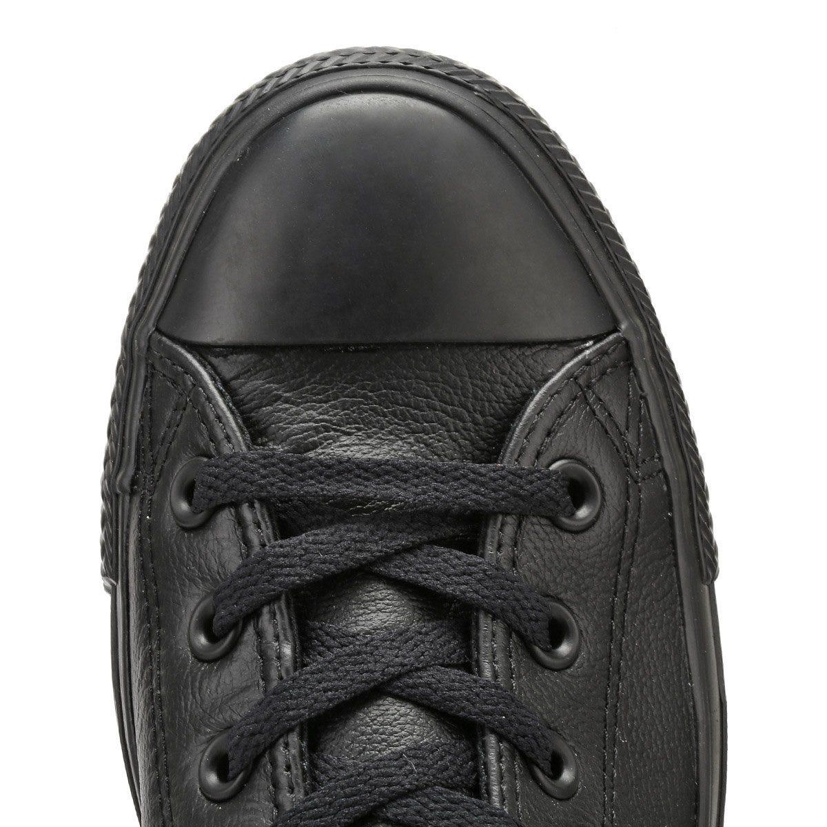 converse all star ox leather black