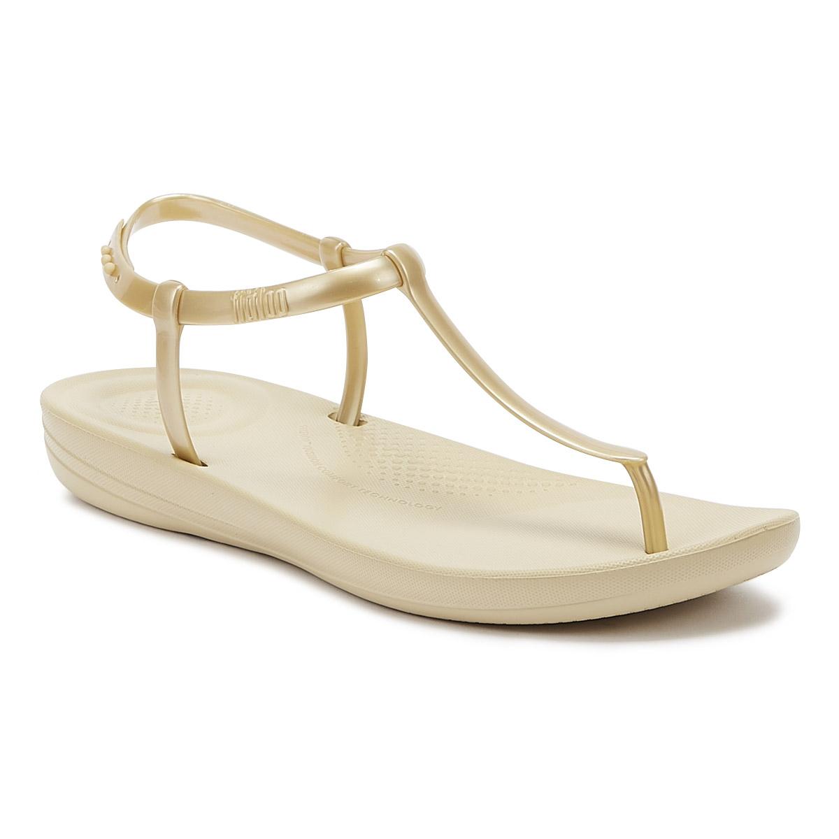 fitflop gold trainers