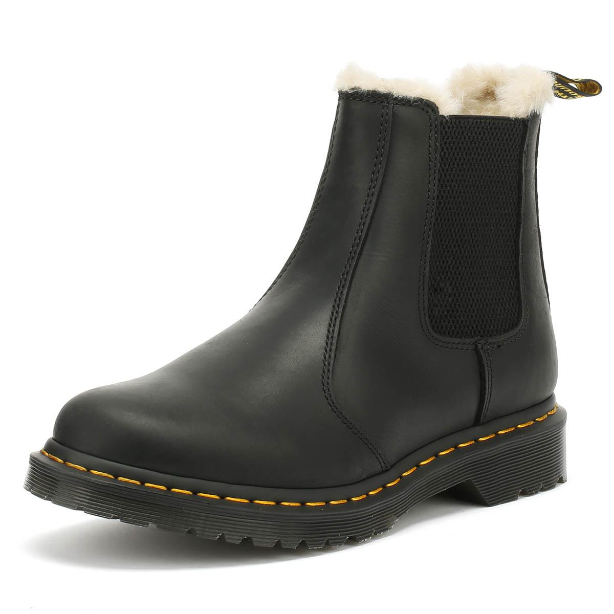 Dr. Martens Dr. Martens Leonore Womens Black Boots in Black - Lyst