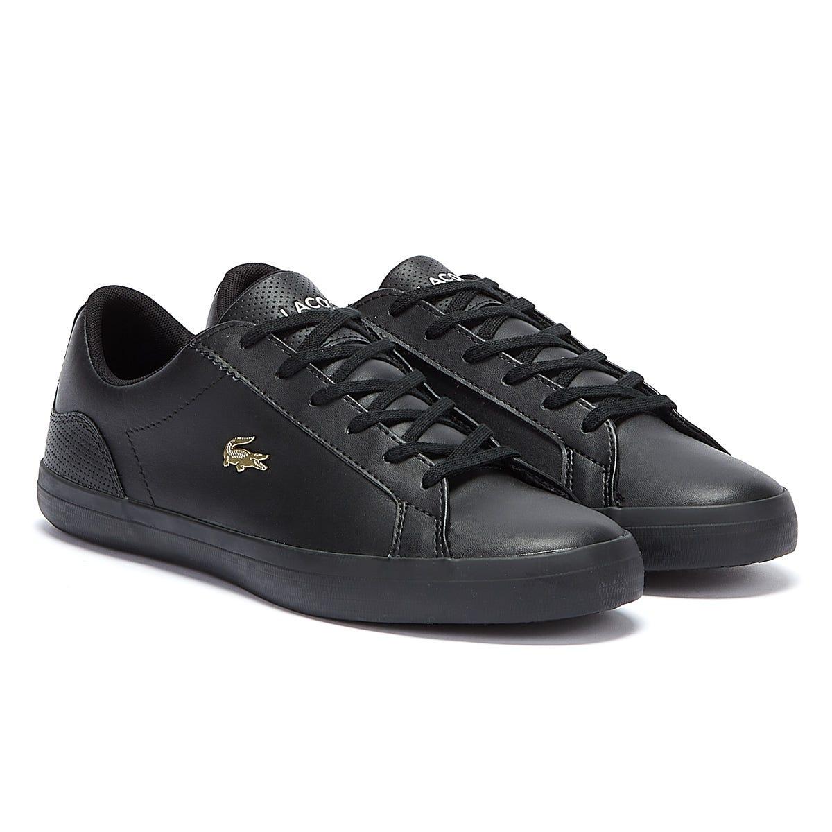 Lacoste Leather Lerond 120 2 Womens Black Trainers - Lyst