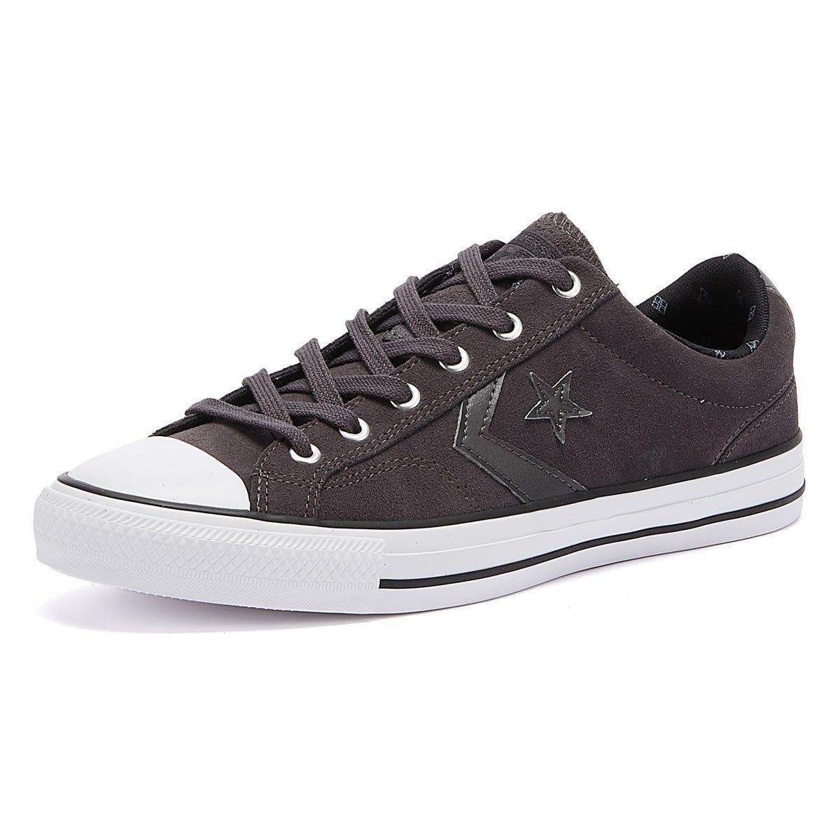 Converse Star Player Suede Ox Mens Thunder Grey Trainers in Gray for Men -  Lyst
