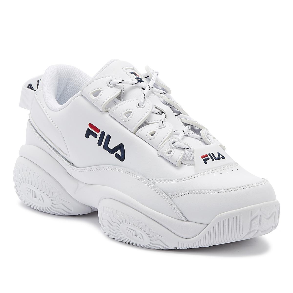 fila white trainers