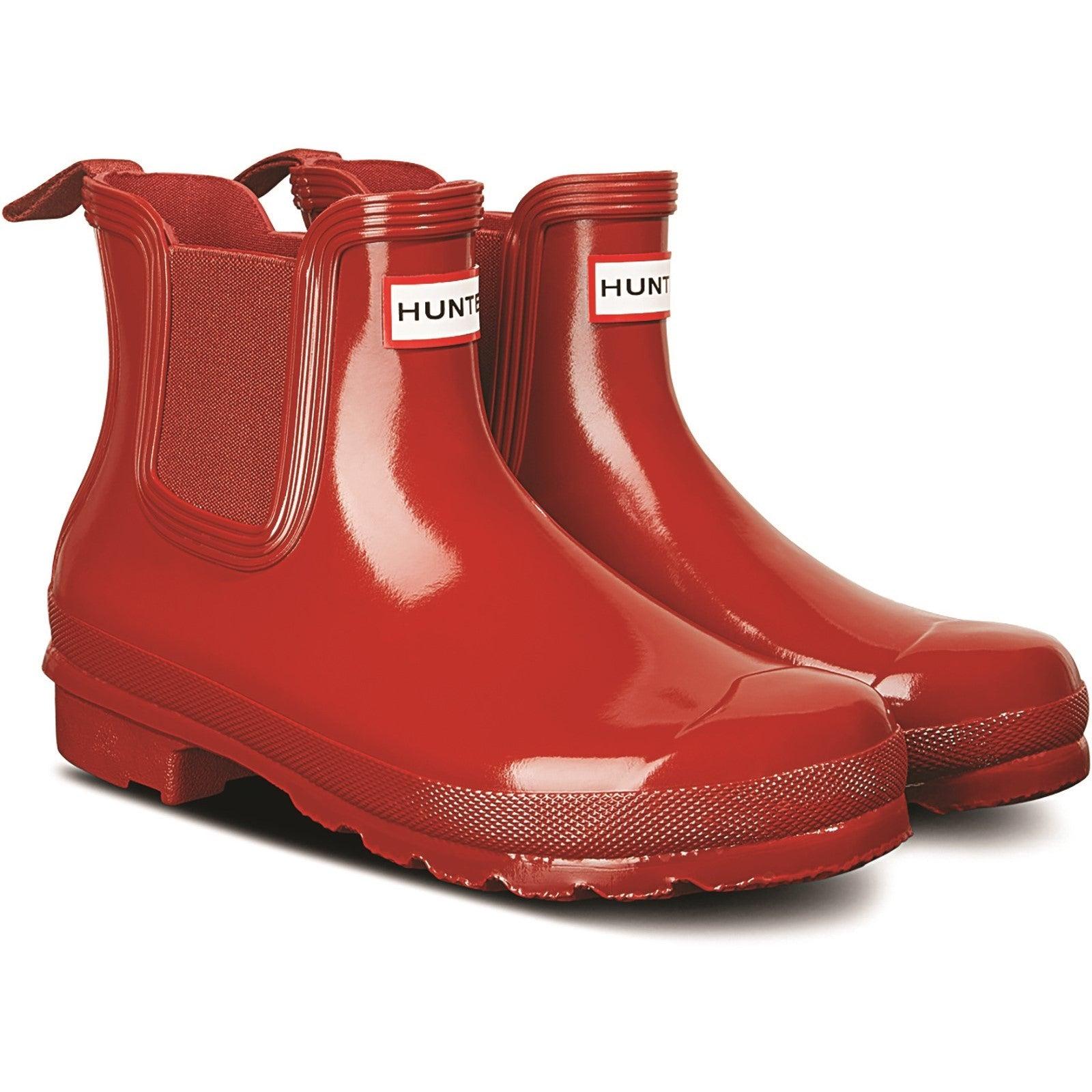 HUNTER Gloss Wfs2078rgl mlr Original Chelsea Boots in Red Lyst