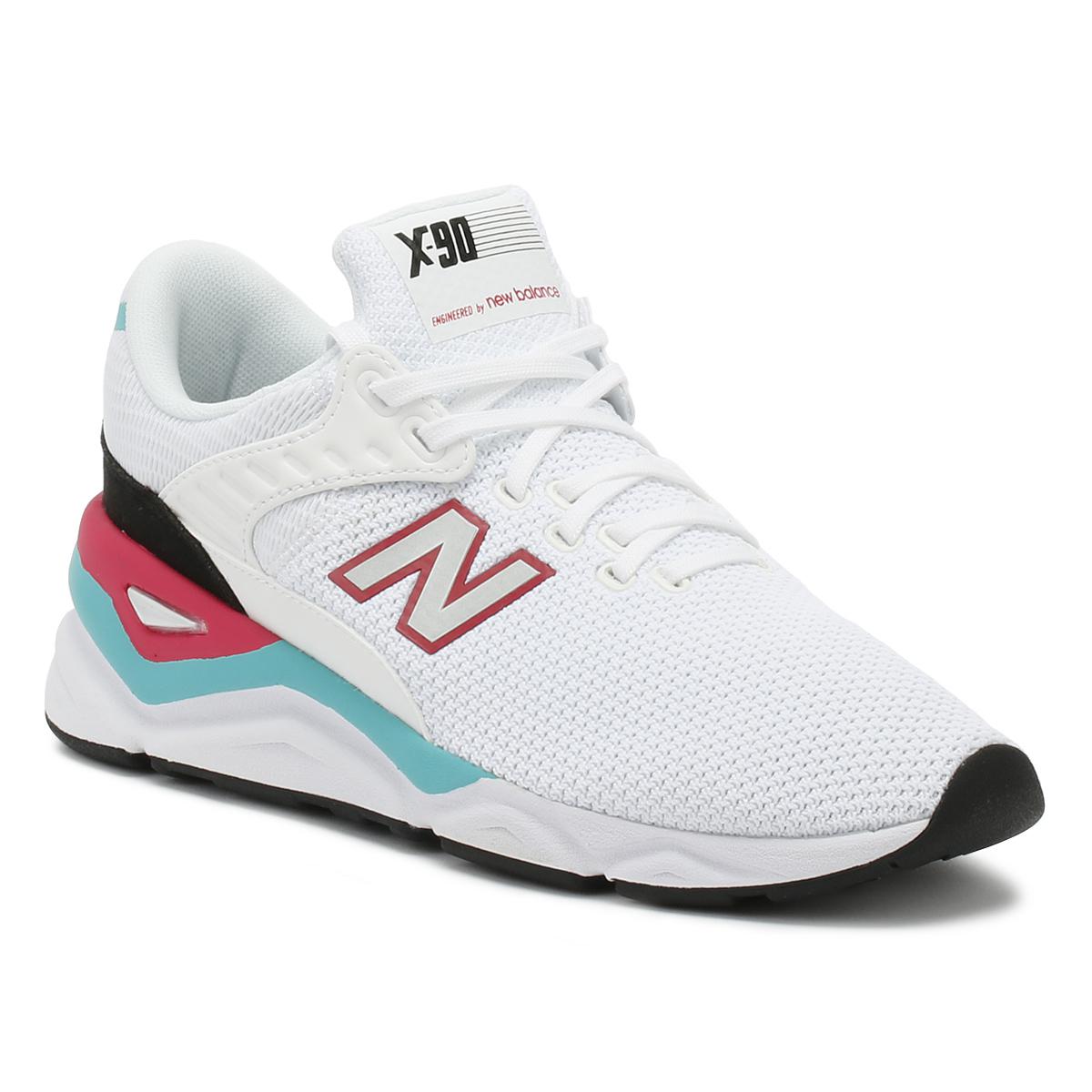 new balance x90 white pomegranate