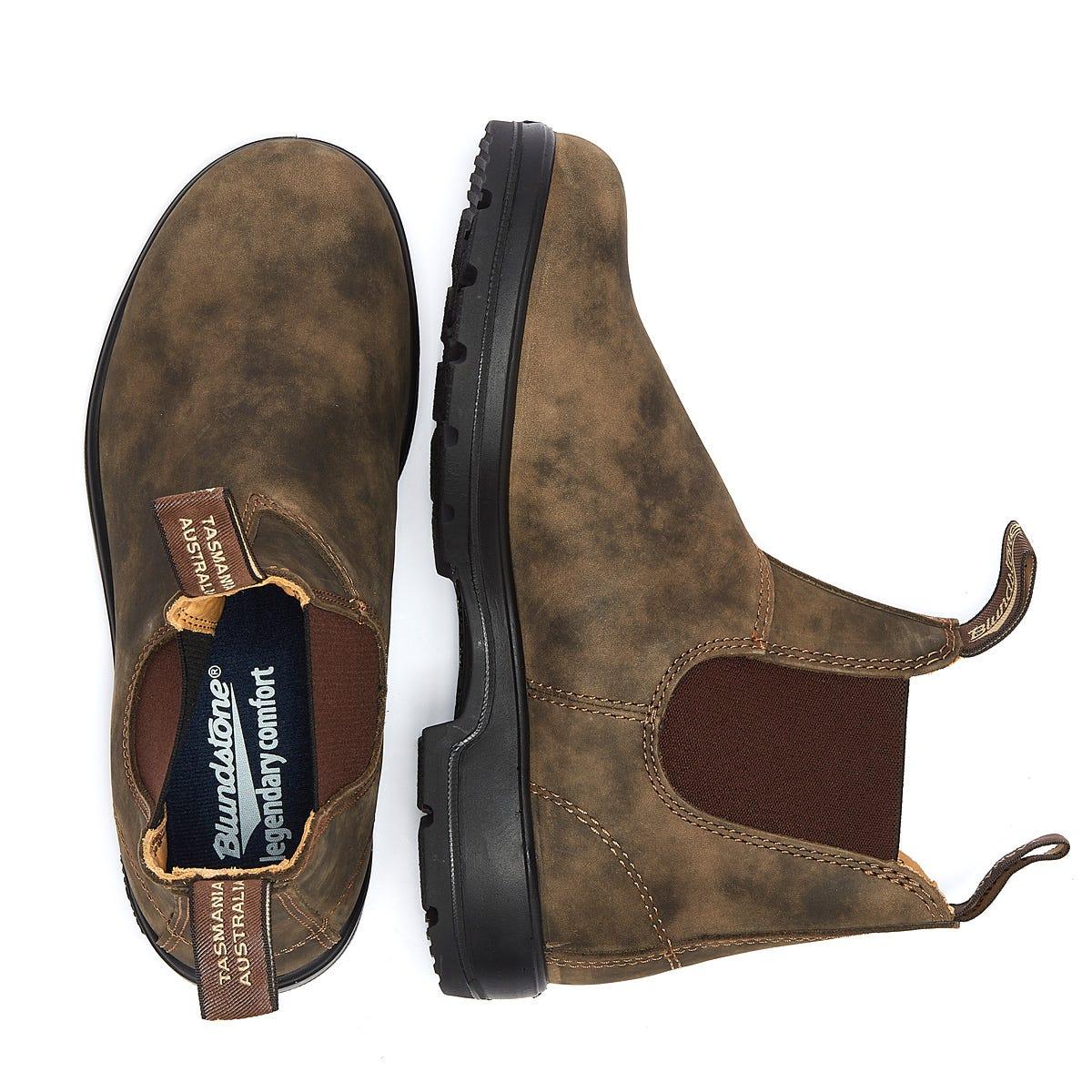 blundstone mens rustic brown