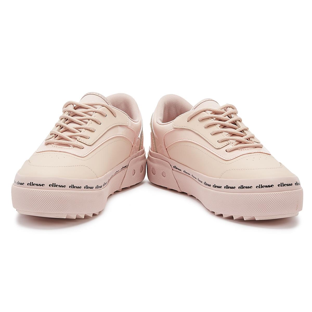 Ellesse Alzina Womens Pink Leather Trainers - Lyst