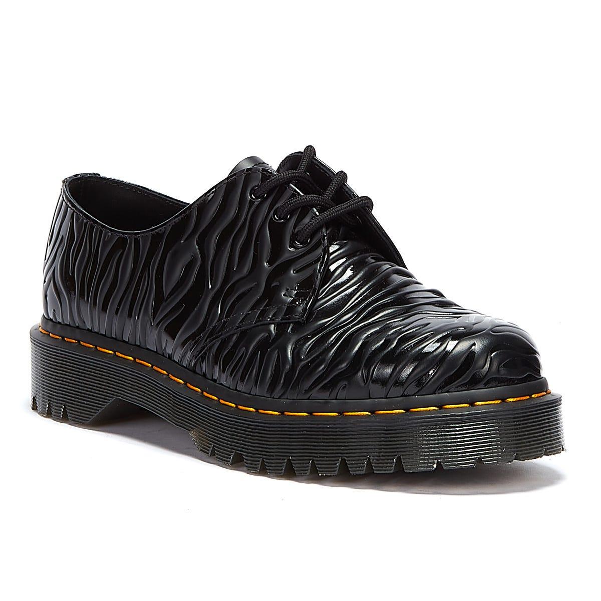Dr. Martens 1461 Bex Smooth Zebra Gloss Emboss Shoes