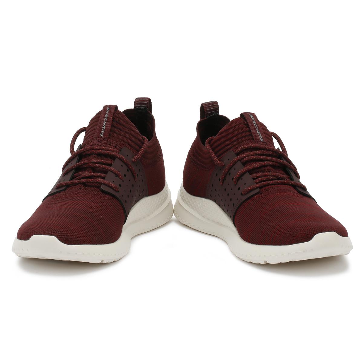 mens burgundy skechers
