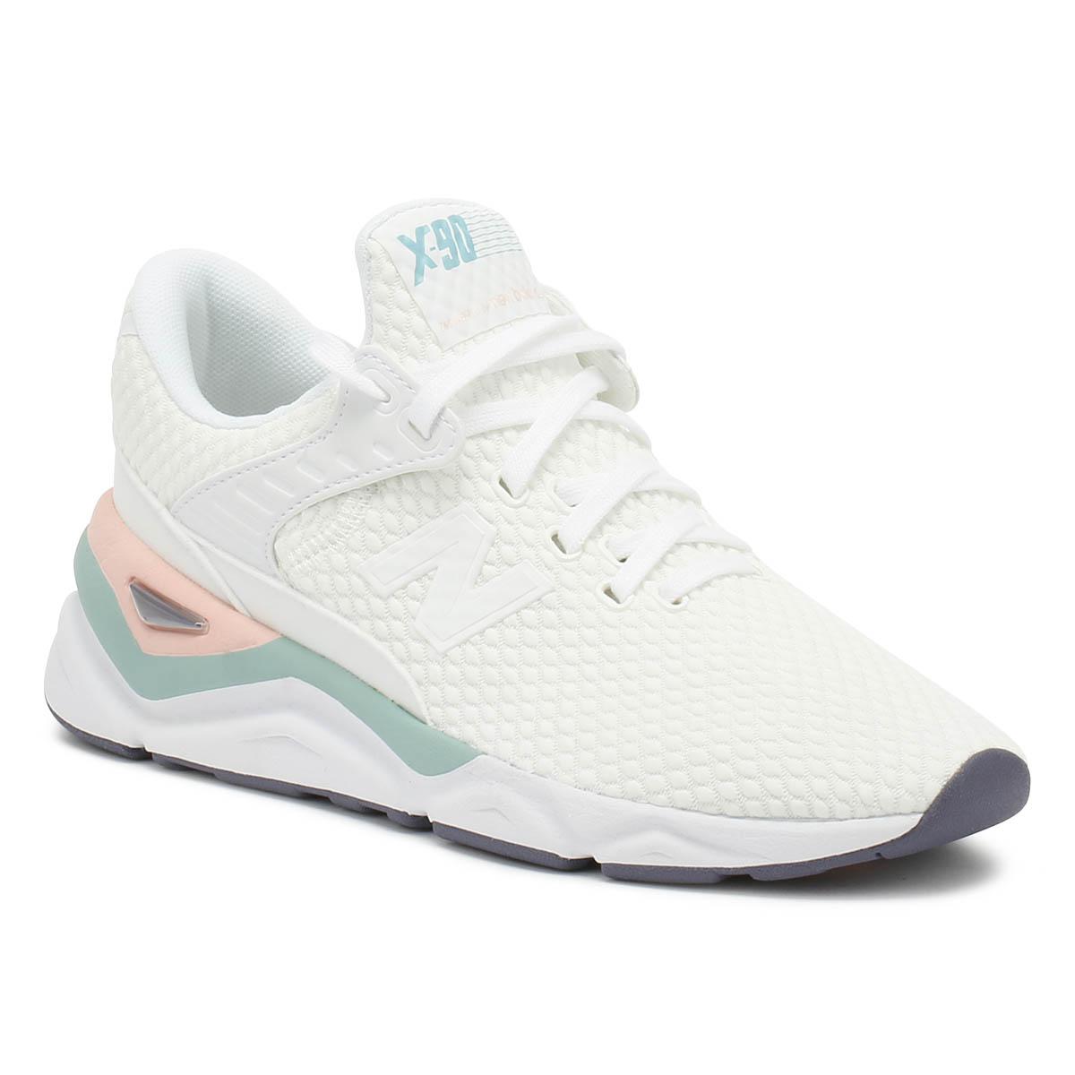 New Balance Synthetic Womens X90 White Sport Trainers - Lyst