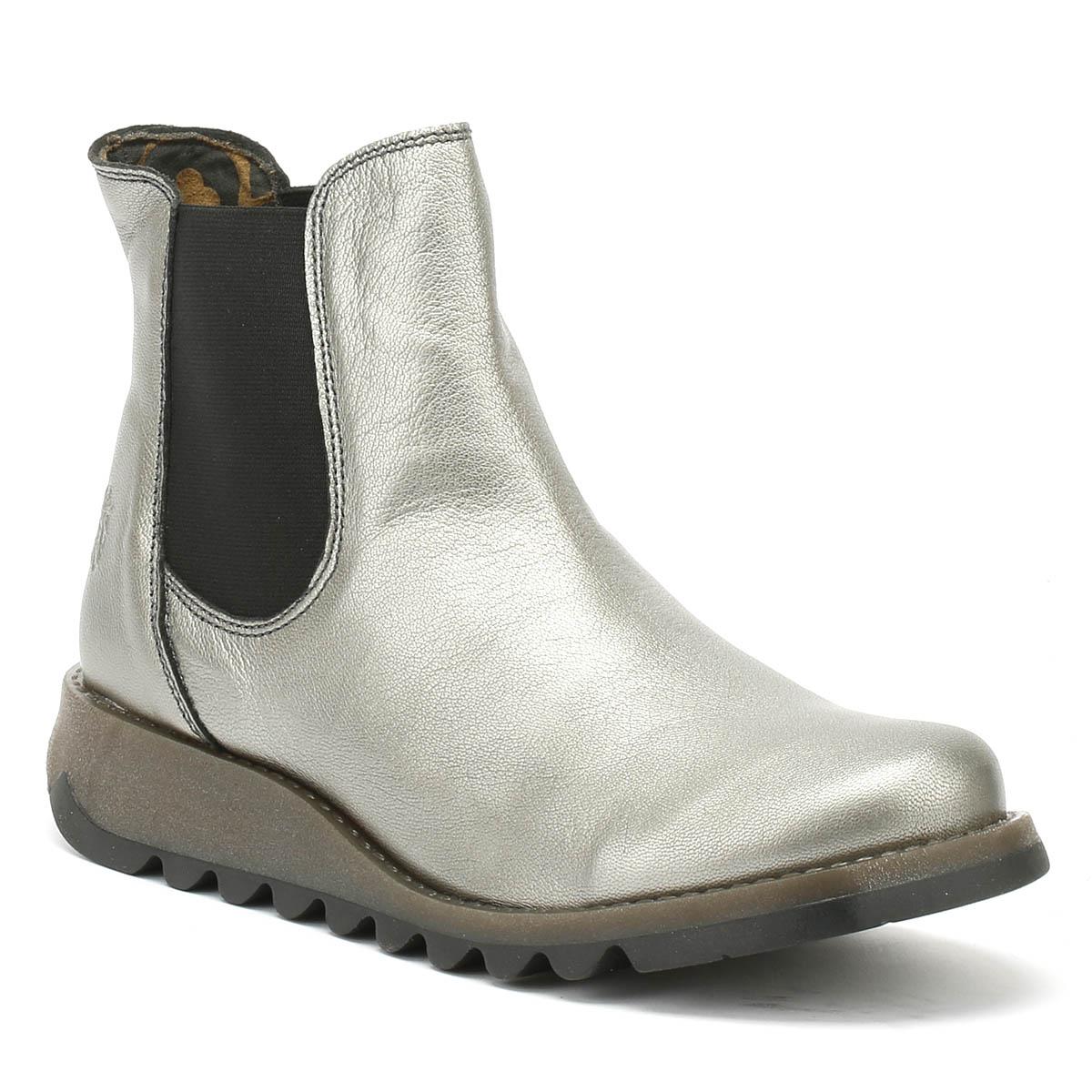 fly london silver boots
