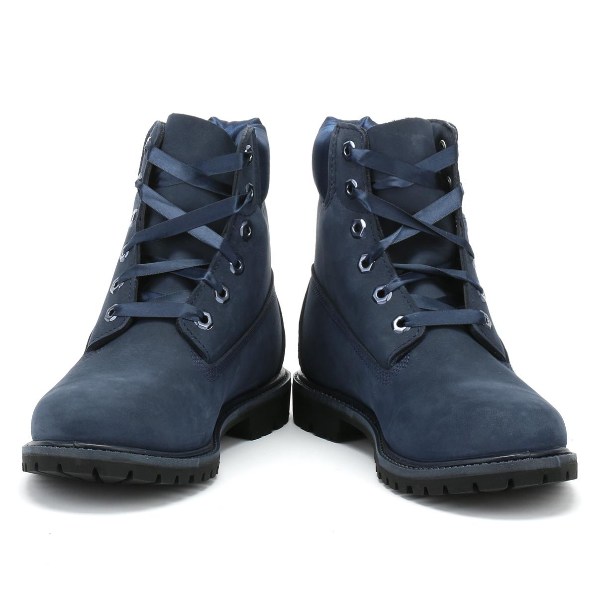 timberland boots womens navy blue