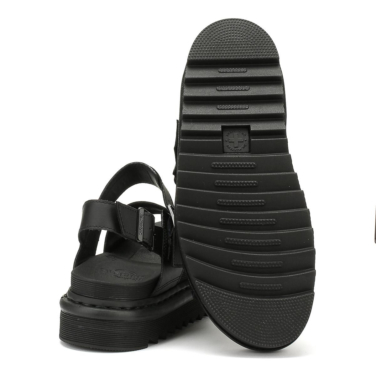dr martens black hydro sandals