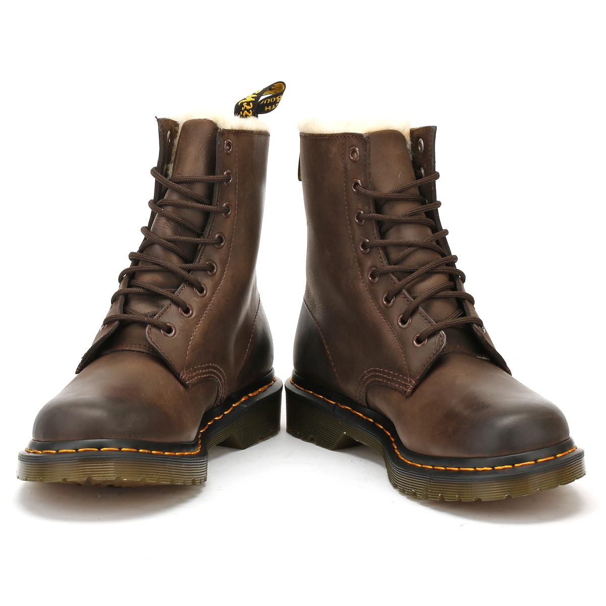 womens brown dr marten boots