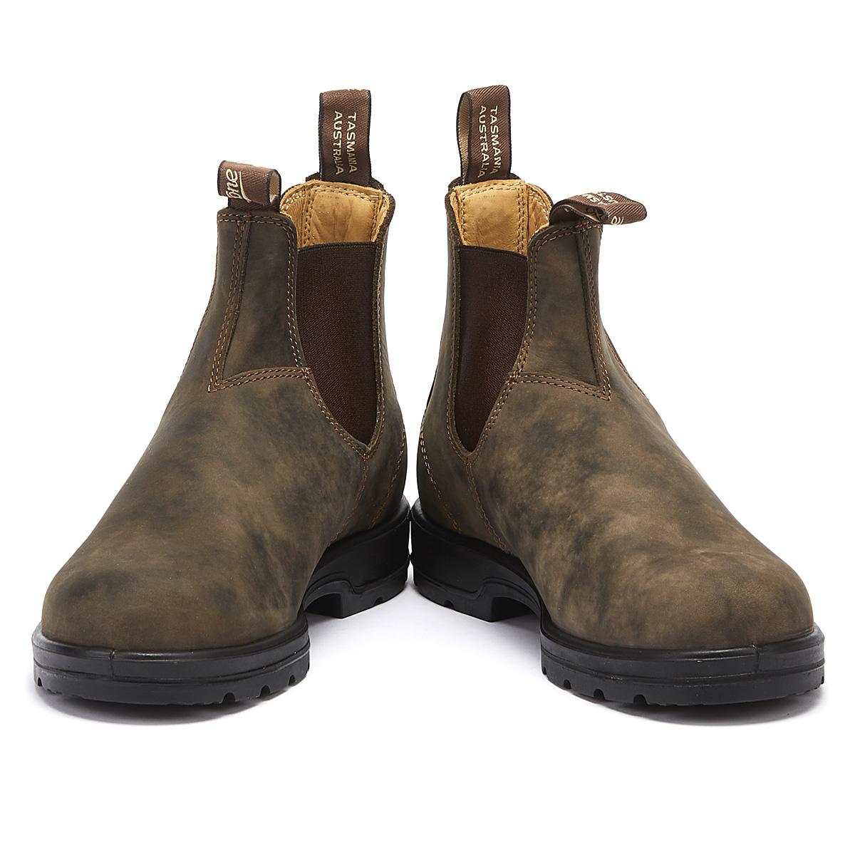 blundstone mens rustic brown