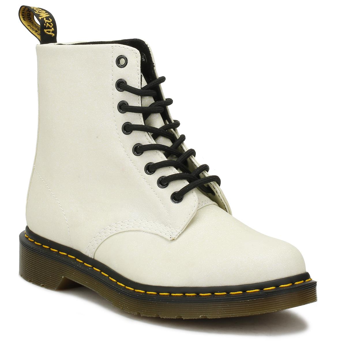 dr martens glitter white