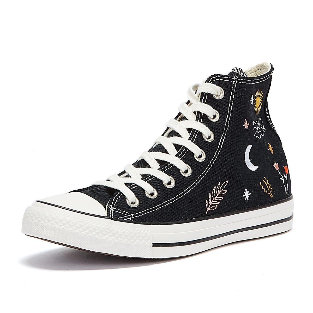 Converse All Star It's Ok To Wander Hi Womens Black / White Trainers - Lyst
