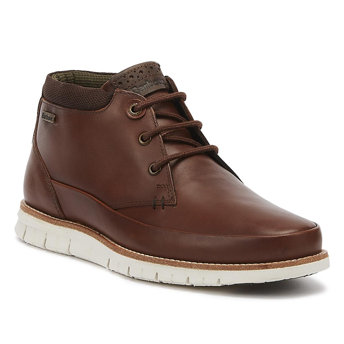 Barbour Leather Nelson Mens Chestnut Boots in Brown for Men - Lyst