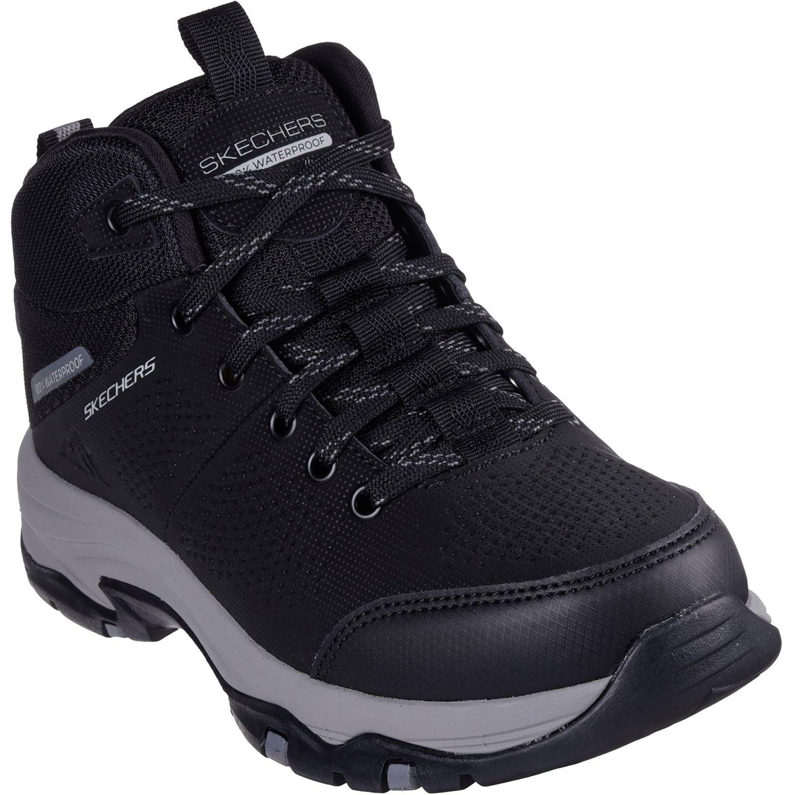 Skechers Trego Trail Destination Synthetic /Charcoal Hiking Boots