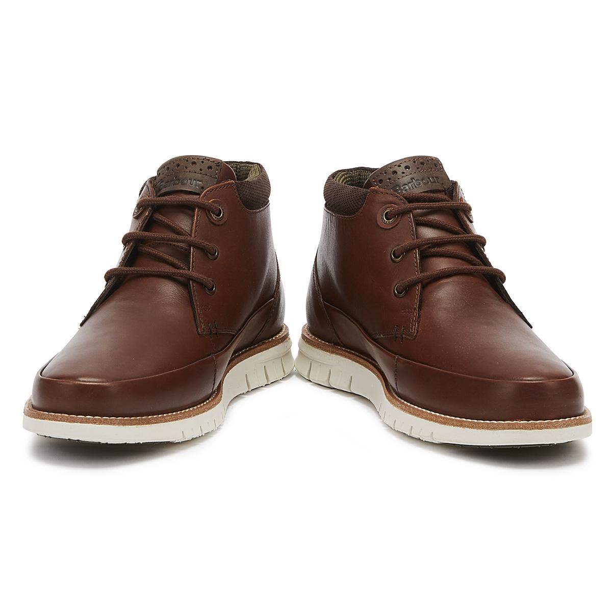 Barbour Leather Nelson Mens Chestnut Boots in Brown for Men - Lyst