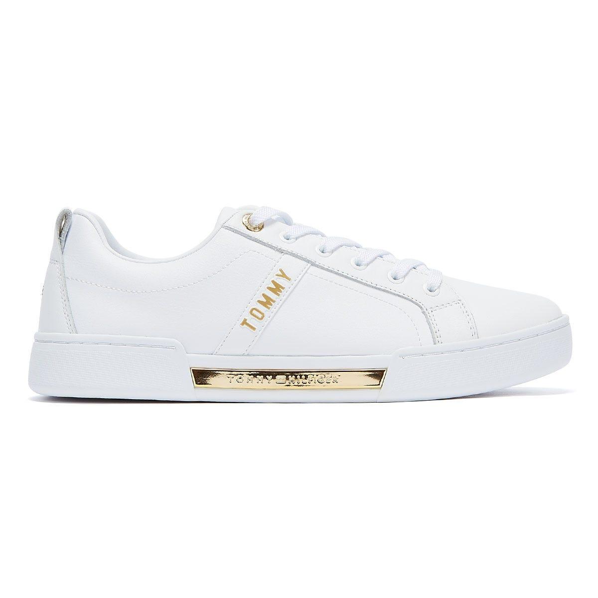 tommy hilfiger gold sneakers