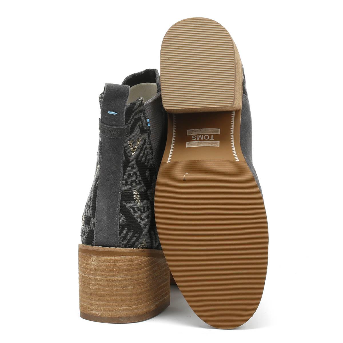 forged iron grey metallic jacquard women's esme boots