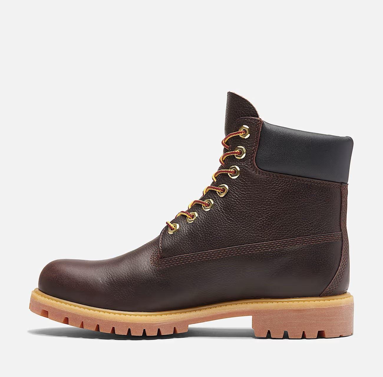 Timberland Premium Espresso 6 Inch Leather Dark/ Boots in Brown