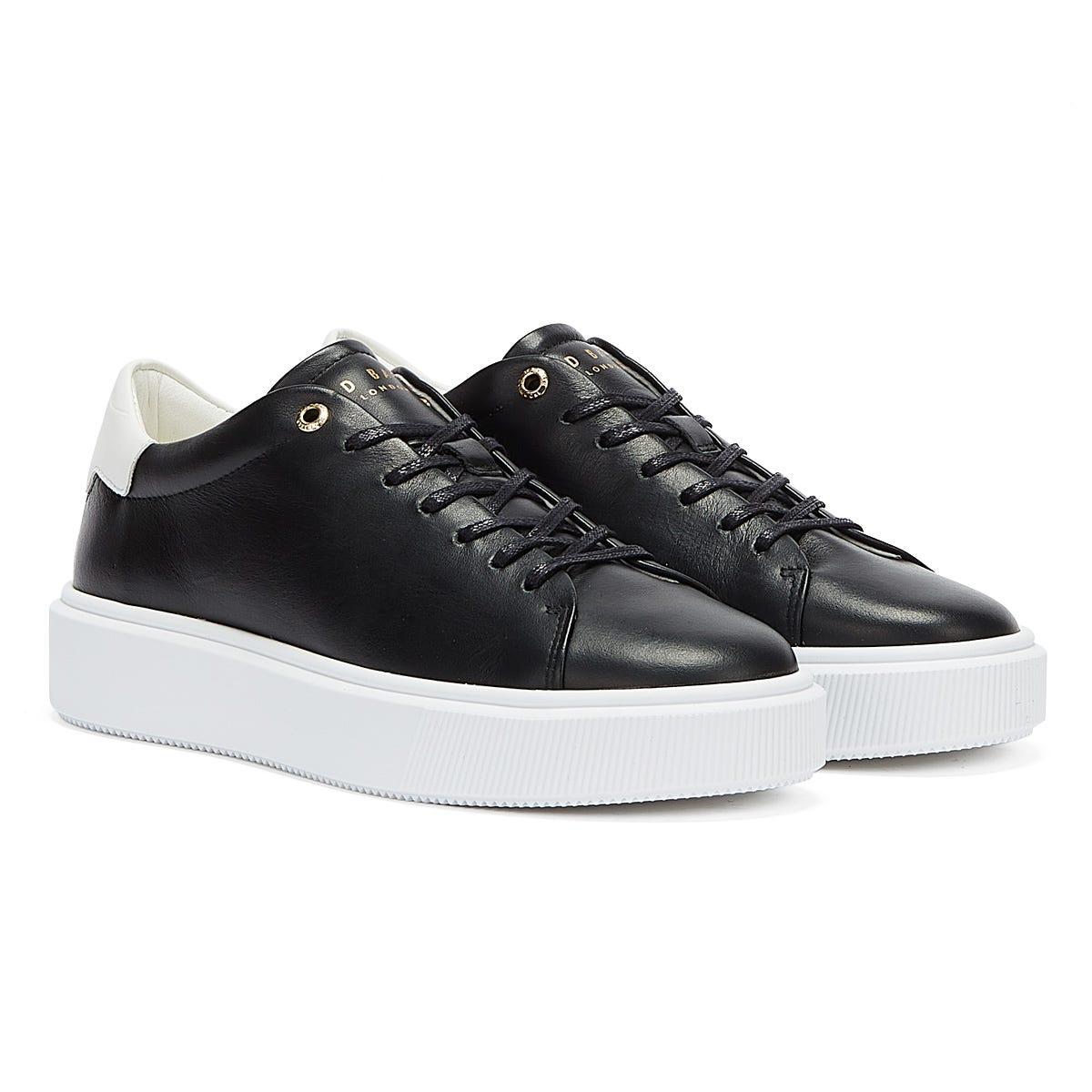 Ted Baker Leather Lorena Trainers in Black - Save 5% | Lyst UK