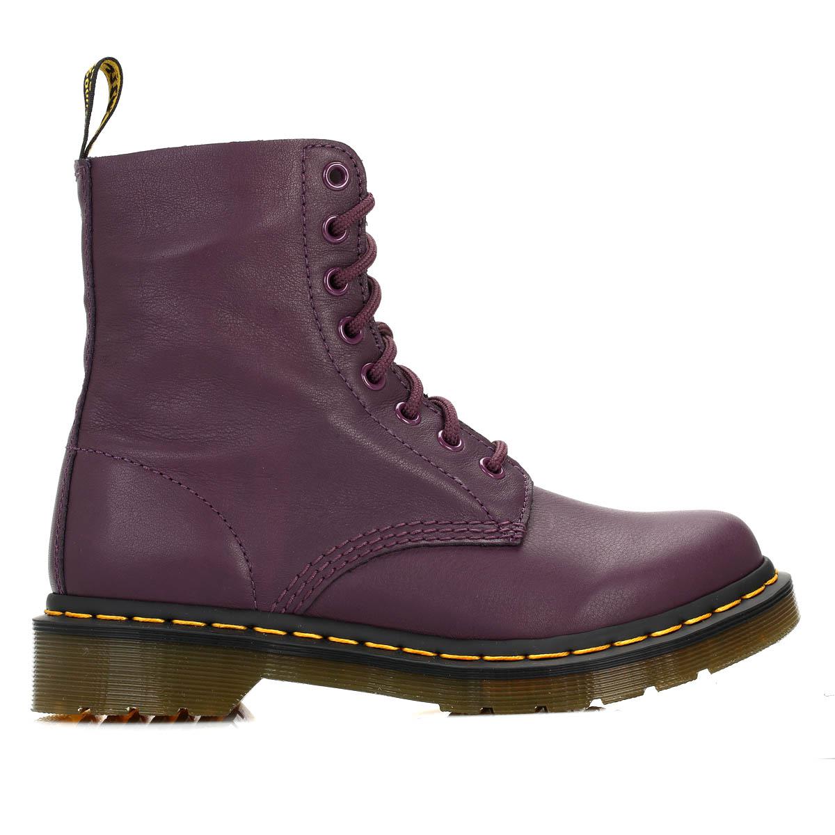 Purple vegan doc martens sales