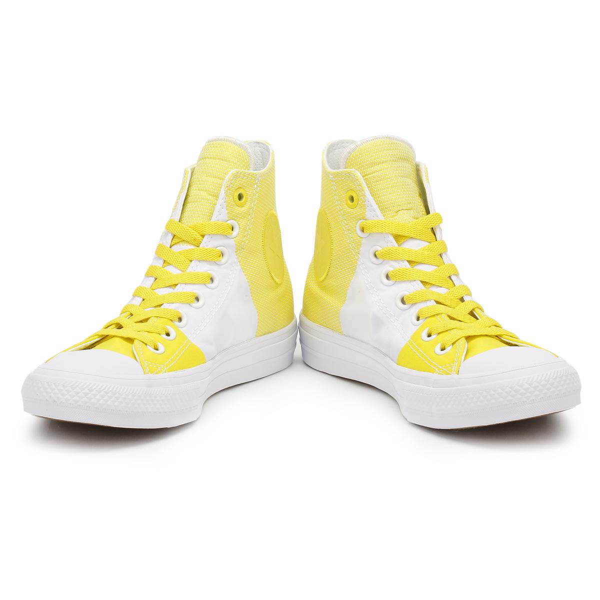 Converse All Star Chuck Taylor Ii Womens Fresh Yellow Hi Top Trainers - Lyst