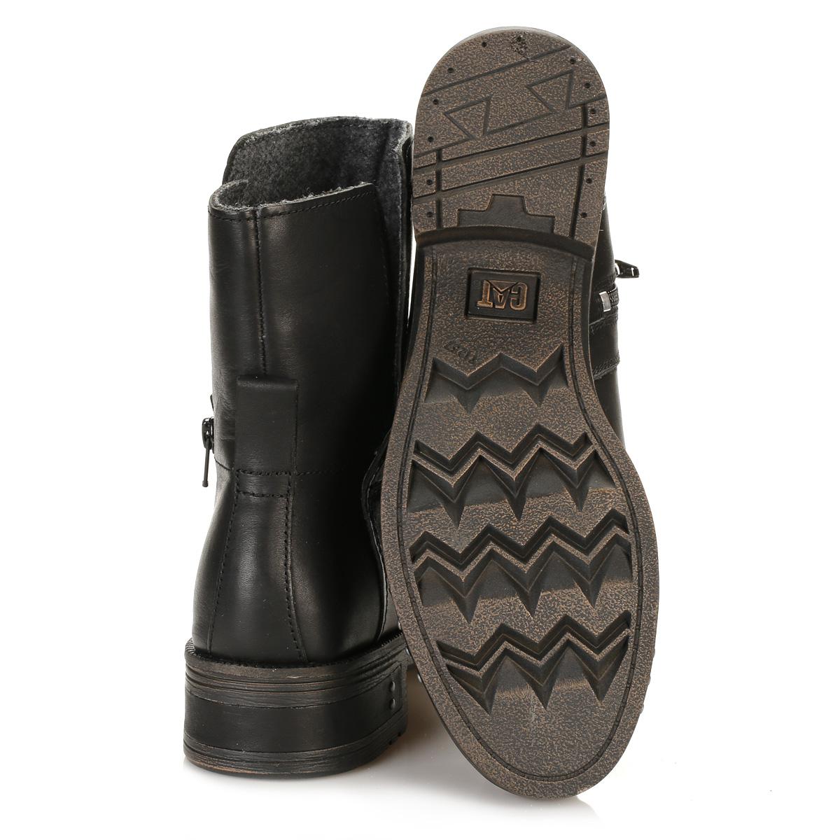 Caterpillar Leather Womens Black Pixley Boots Lyst