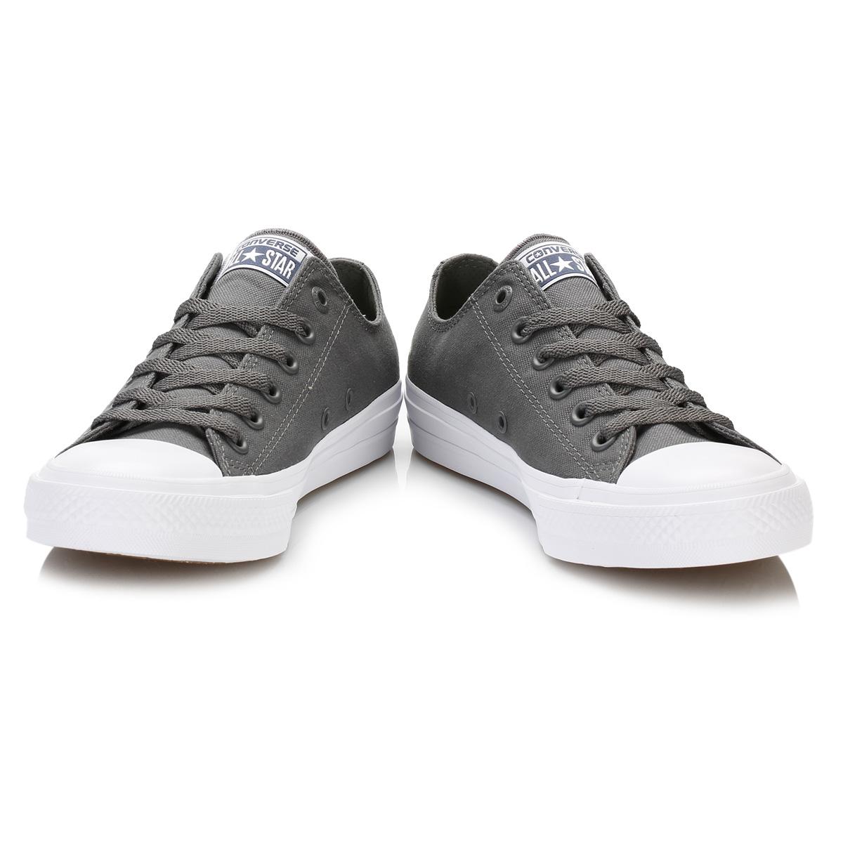 Converse Canvas All Star Grey Chuck Taylor Ii Thunder Trainers in Gray -  Lyst