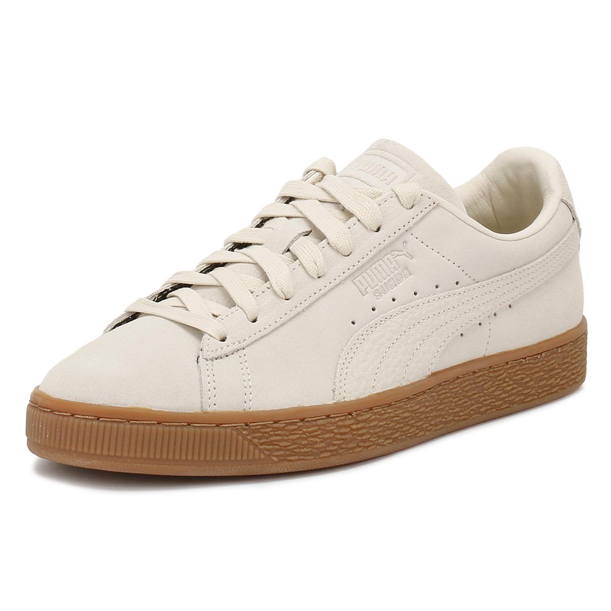 puma suede birch white