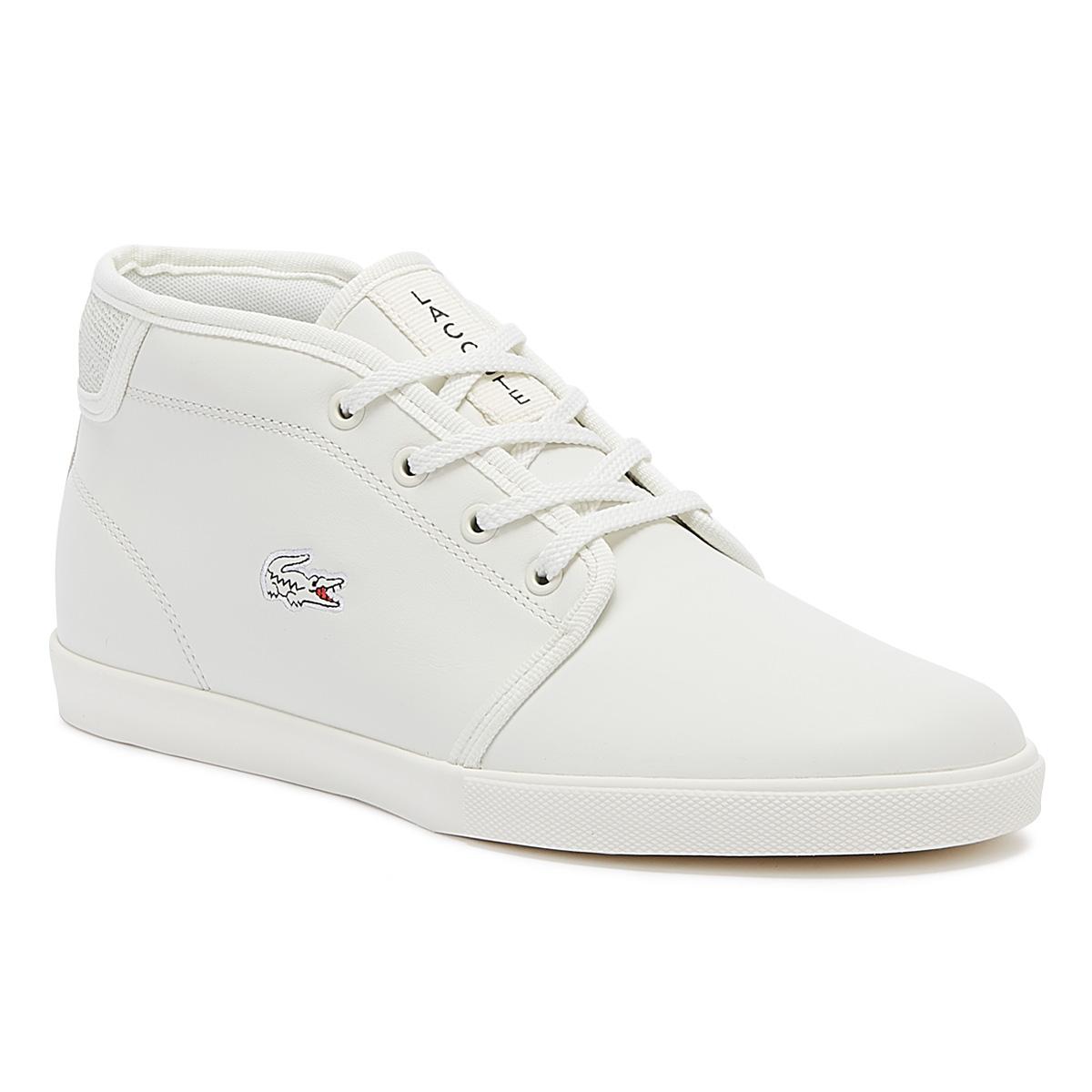 Lacoste Rubber Ampthill 120 Mens Off White Trainers for Men Lyst
