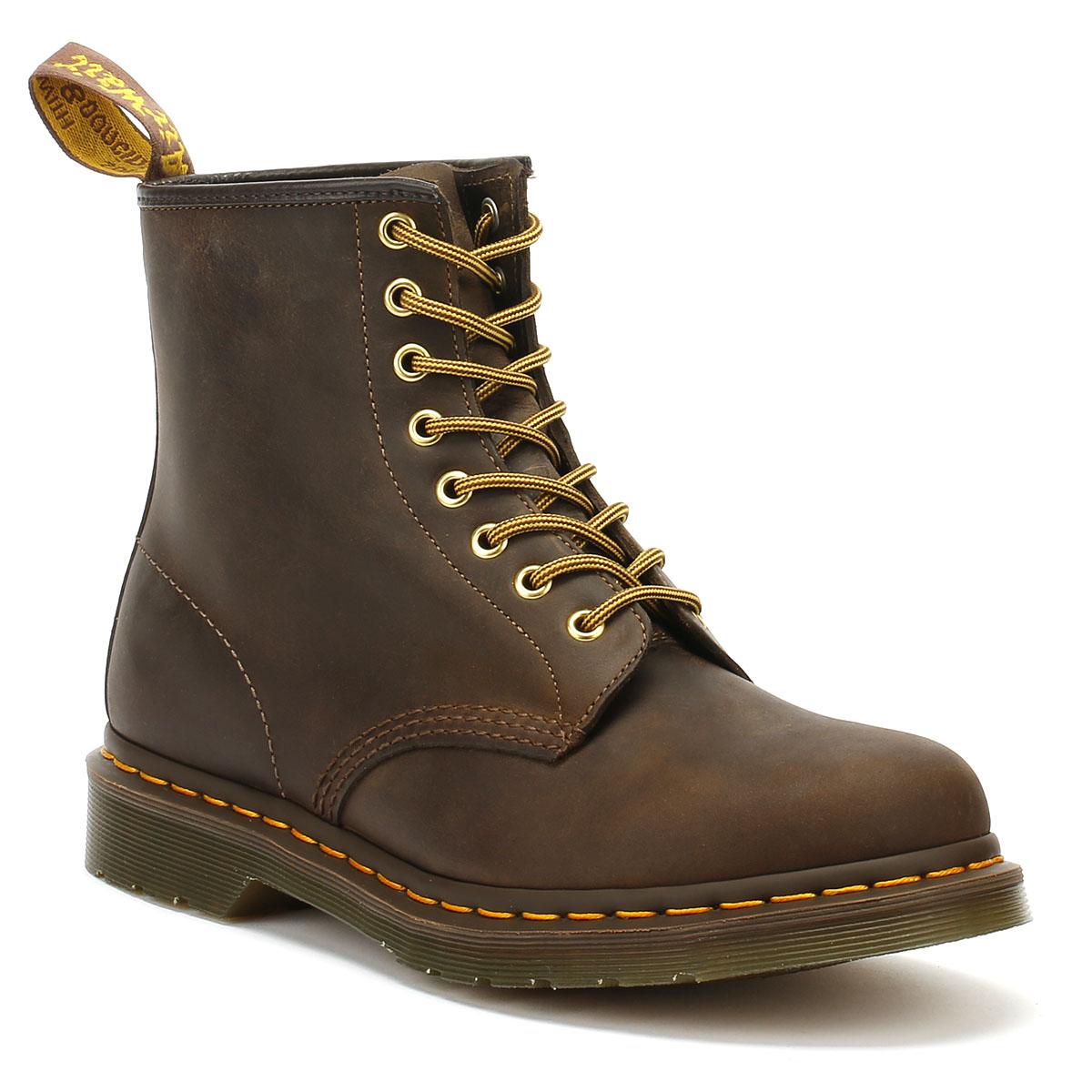 mens brown dr martens boots