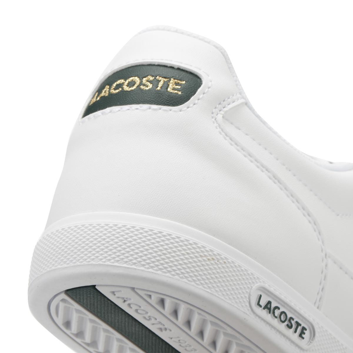 lacoste europa trainers in white