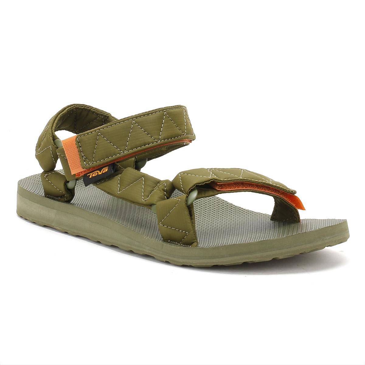 Teva Rubber Mens Green Winter Moss Original Universal Puff Sandals for ...