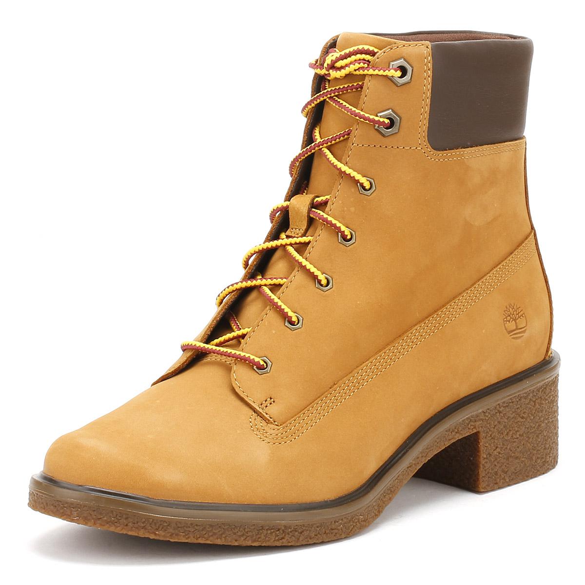 Timberland Rubber Womens Wheat Yellow Brinda 6 Inch Boots - Lyst