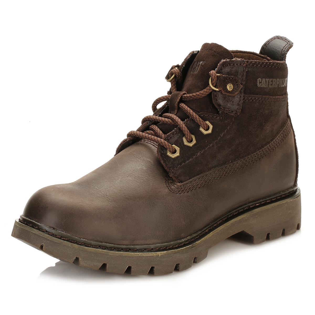 brown caterpillar shoes