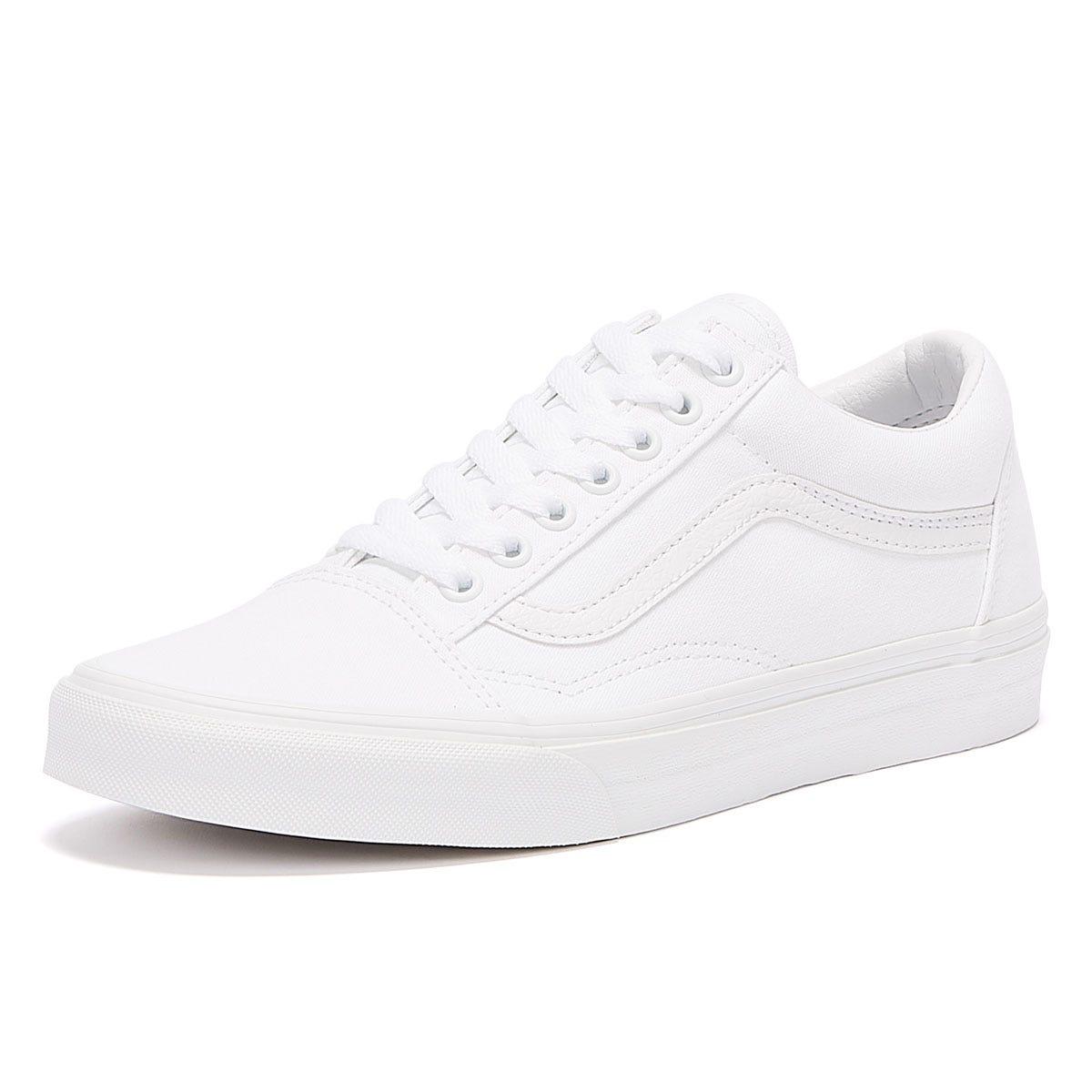 vans white canvas sneakers