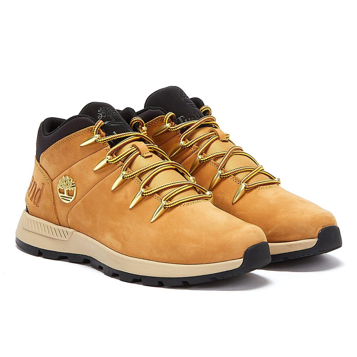 Timberland Leather Euro Sprint Trekker Wheat Boots in Yellow for Men - Lyst