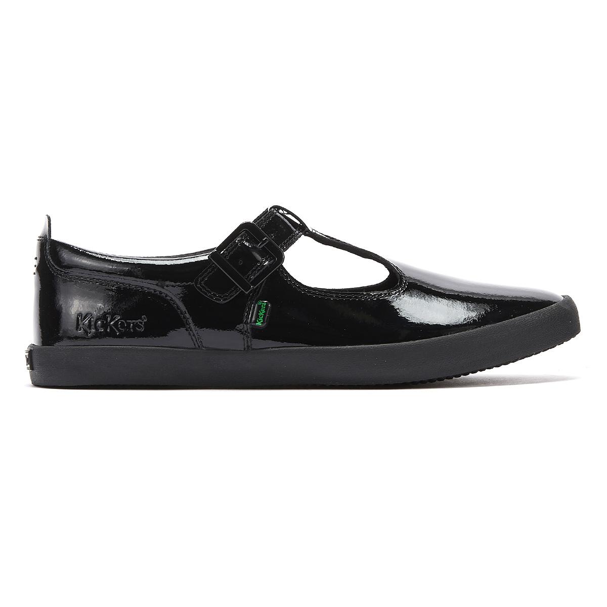 kickers t bar patent leather womens