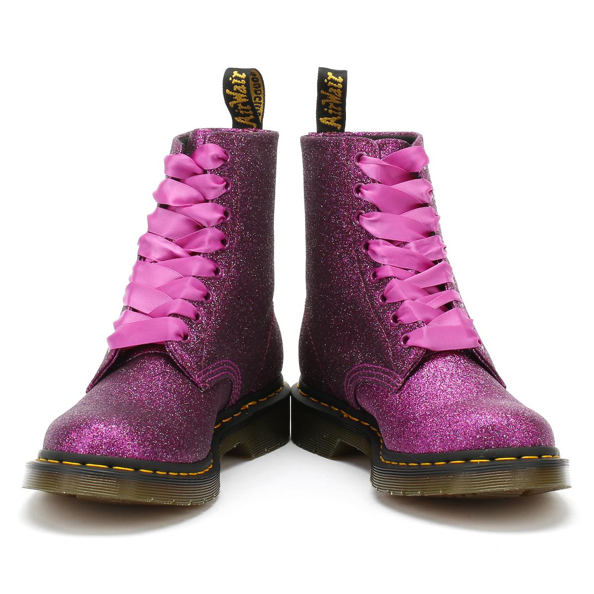 purple glitter dr martens