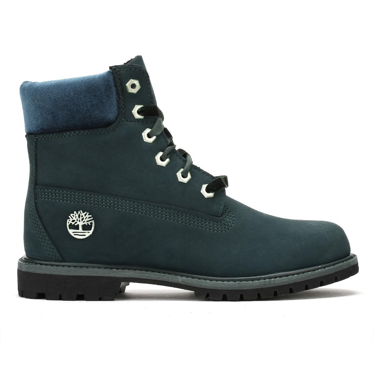 dark green timberland boots womens