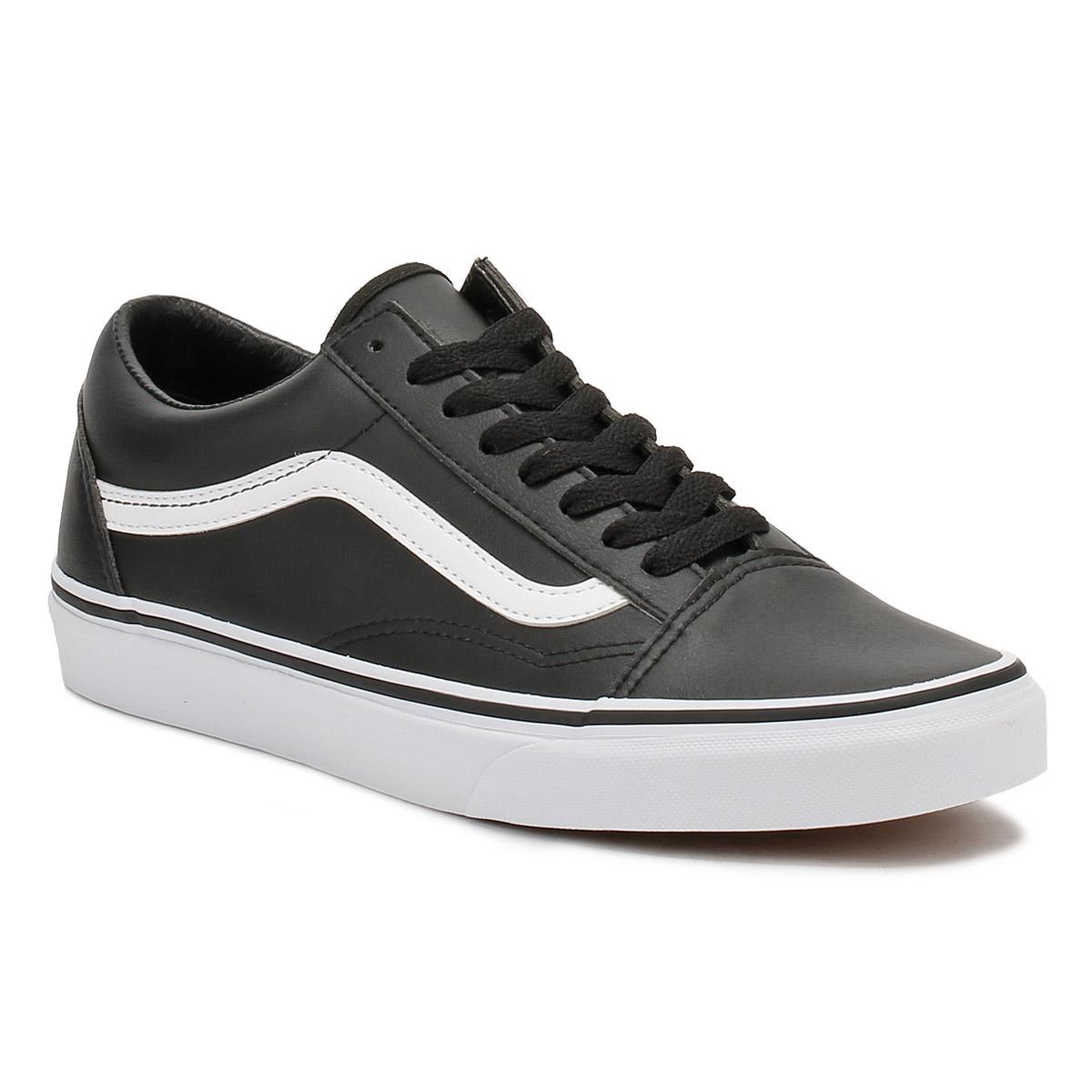 mens vans leather trainers