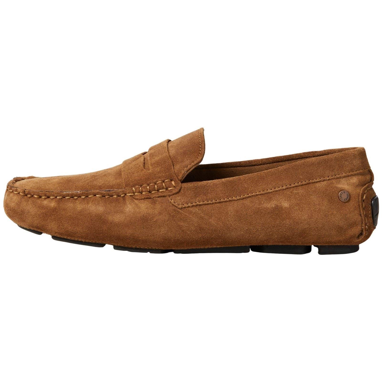 Jack Jones Jensen Suede Cognac Loafers in Brown for Men Lyst UK