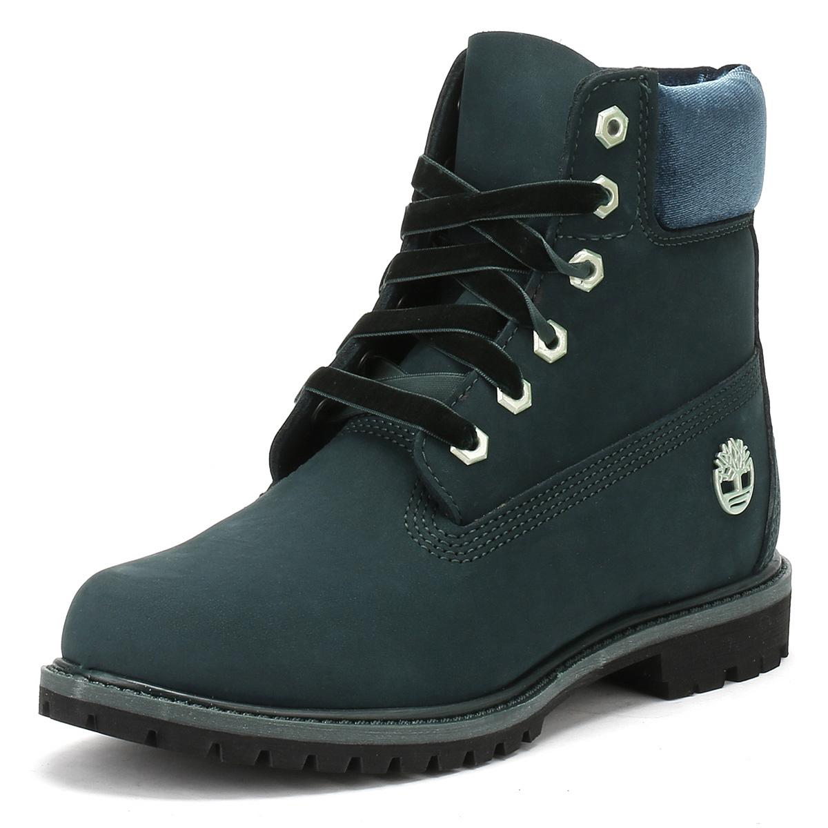 dark green timberlands womens