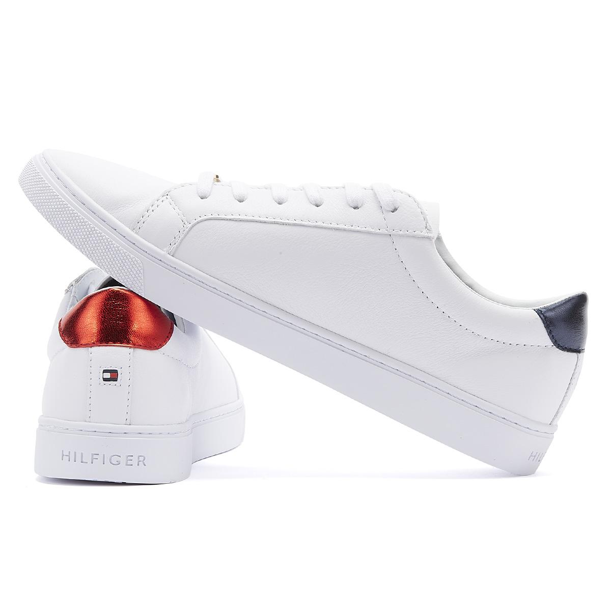 tommy hilfiger metallic back trainers