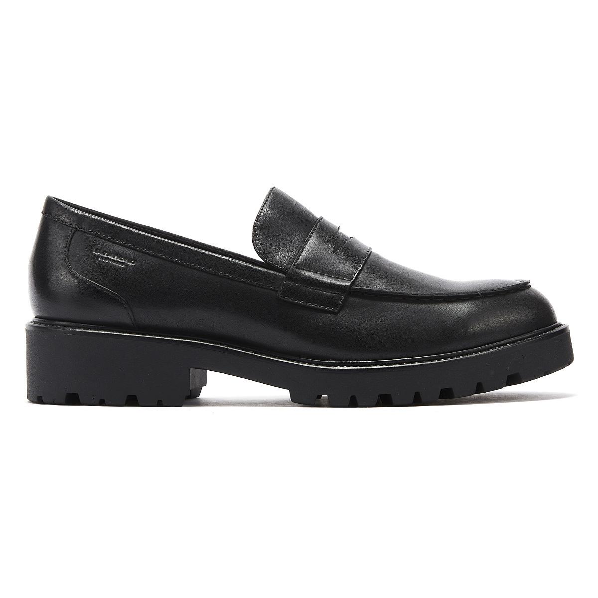 Vagabond Kenova Womens Black Leather Loafers - Lyst