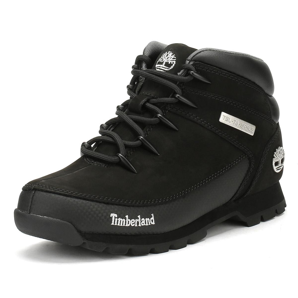 Timberland Leather Mens Black Euro Sprint Boots for Men - Lyst