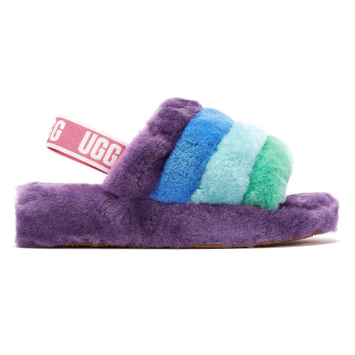UGG Rubber Fluff Yeah Slippers Pride Capsule in Purple - Save 24% - Lyst